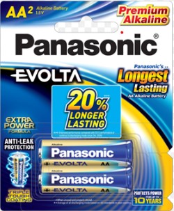 Panasonic - Evolta - LR6EGE/2P - 1.5 V - AA - Alkaline Pil  - 2li Blister